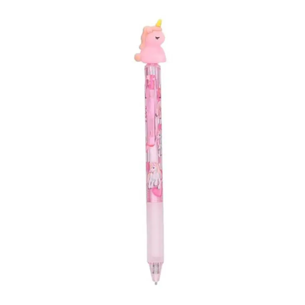Gumovatelné gelové pero Ylvi s jednorožcem Pink