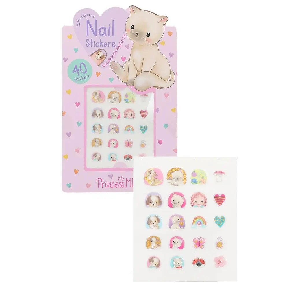 Samolepky na nehty Princess Mimi Animal koťátka