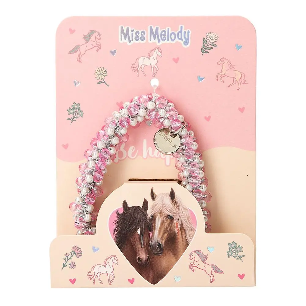 Gumička do vlasů a náramek v jednom Miss Melody, vícebarevná