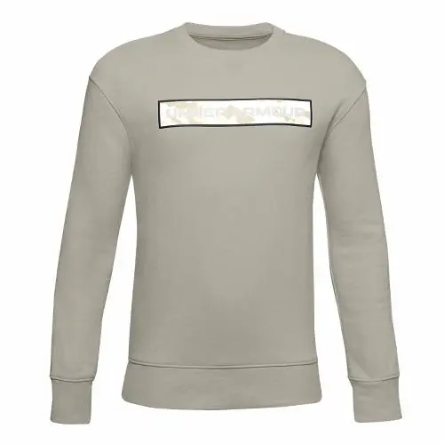 Under Armour Rival Fleece AMP Crew Béžová