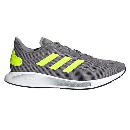 Pánská běžecká obuv Adidas Galaxar Run M - Pánská boty na běhání Galaxar Run M od značky Adidas, šedé provedení s neonově zelenými detaily. - 3390391