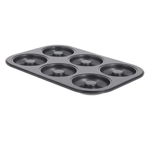 de Buyer Pečení 4712.06 forma na mini donuty/savariny 6 ks materiál ze železa nepřilnavý povrch 31,5x21,5x2,2cm 8cm