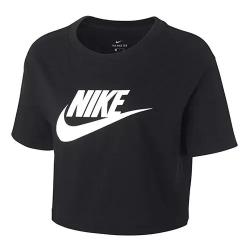 Nike W NSW TEE ESSNTL CRP ICN FTRA BV6175-010 černá