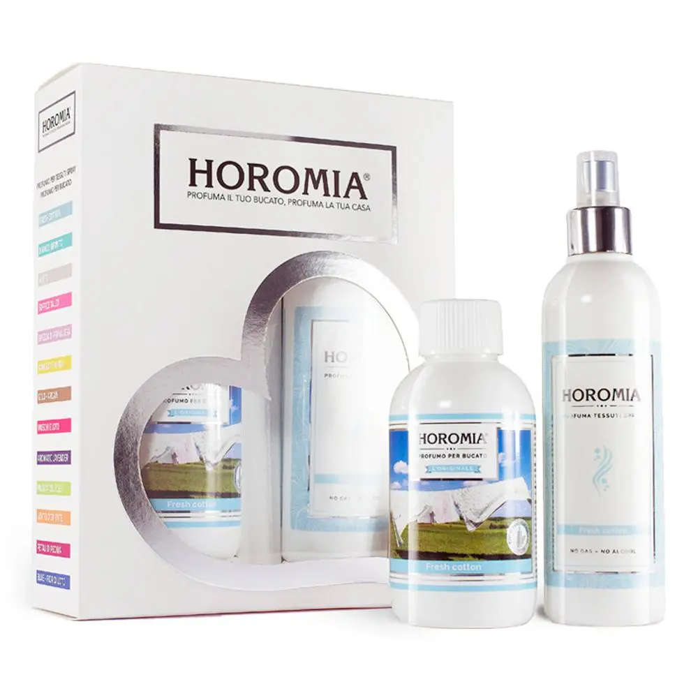 Dárková sada parfému na prádlo Horotwins Fresh Cotton