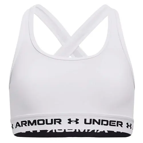 Under Armour Crossback Sports Bra Juniors White