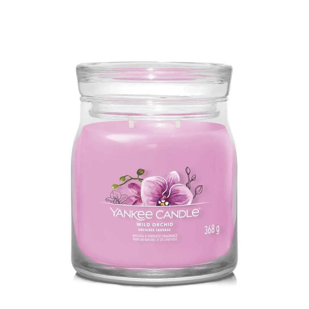 YANKEE CANDLE WILD ORCHID SIGNATURE STŘEDNÍ