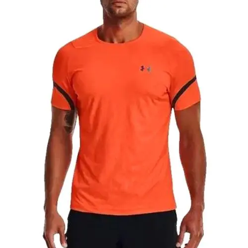 Under Armour pánské tričko UA Rush 2.0 Emboss SS oranžová