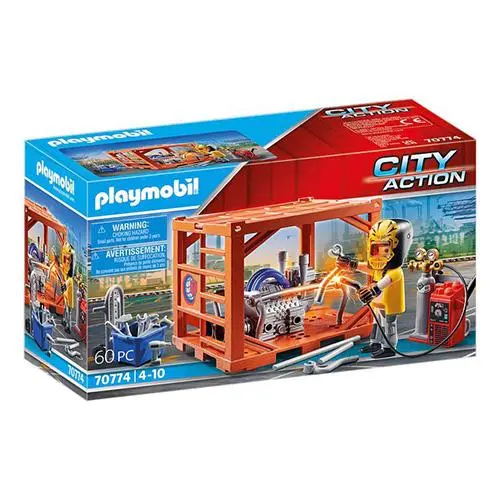 Playmobil 70774 výroba kontejnerů