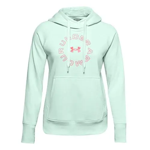 Dámská mikina Under Armour Rival Fleece Metallic Hoodie
