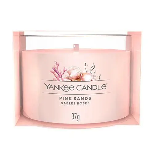 YANKEE CANDLE PLNĚNÁ VOTIVNÍ SVÍČKA VE SKLE PINK SANDS