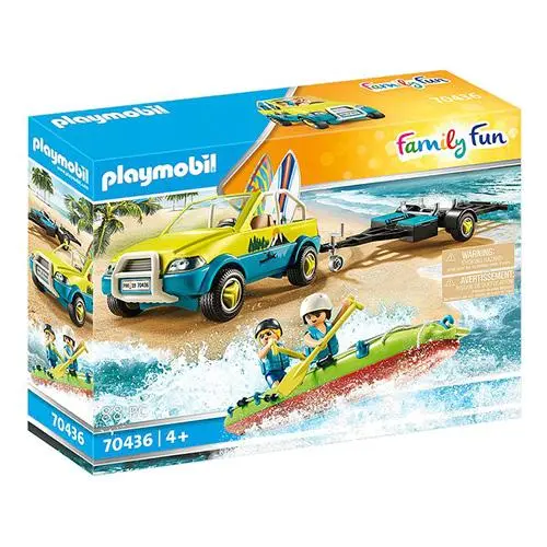 Playmobil 70436 Plážové auto s přívěsem pro kánoi