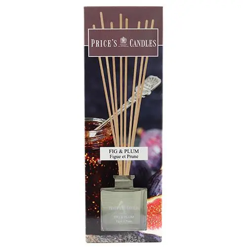 Price's Candles Rákosový difuzér Price´s Candles Fík a Švestka 100 ml