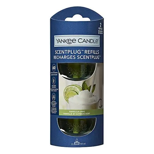 Yankee Candle Náhradní náplň do elektrického difuzéru Organic Kit Vanilla Lime 2 x 18,5 ml