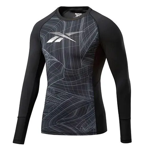 Reebok triko TS AOP Compression TS AOP Compression