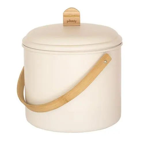 Pebbly, NBA167, bambus, nerezová ocel, velikost M, 7 L, průměr 22 cm, uhlíkový filtr