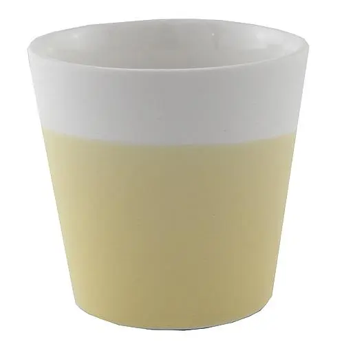 Svícen Yankee Candle, Keramický, pastelová žlutá, na votivní svíčku