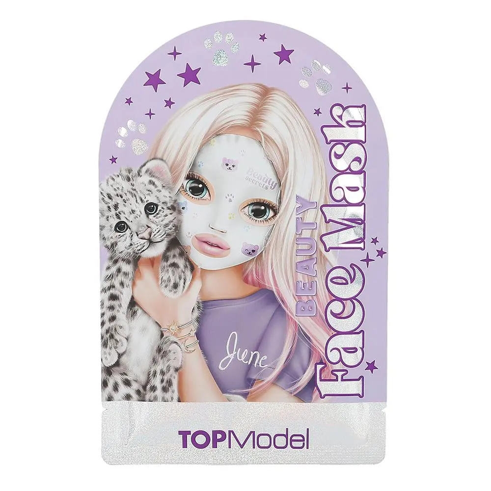 Hydratační pleťová maska s designem Top Model Beauty&Me June