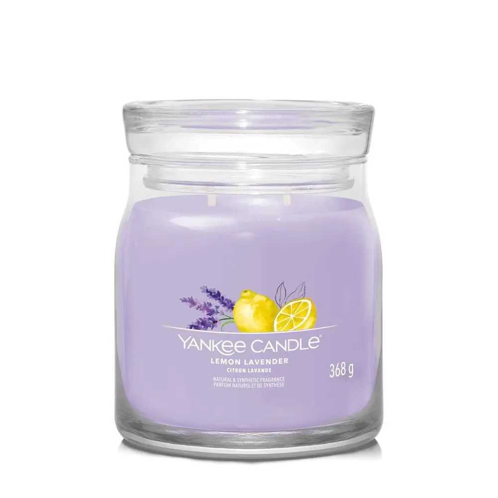 YANKEE CANDLE LEMON LAVENDER SIGNATURE STŘEDNÍ