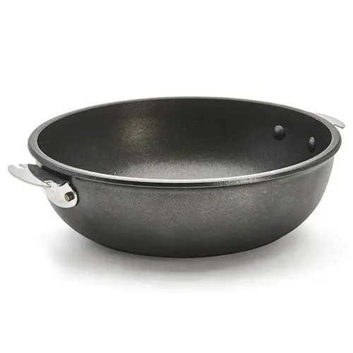 De Buyer Pánev na soté CHOC EXTREME LOQY 24 cm černá hliník