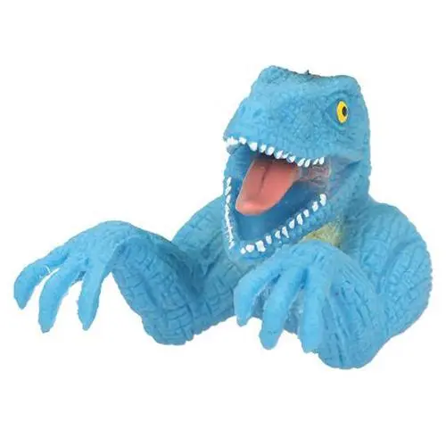 Prstová loutka Dino World ASST oranžový T Rex