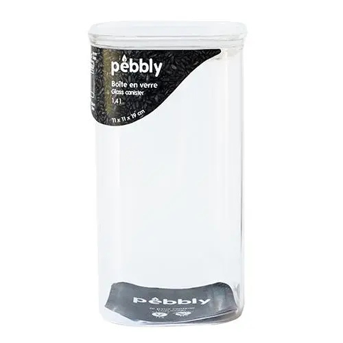 Pebbly PKV-045 Skleněná dóza 1,4 l
