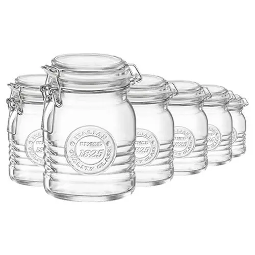 Bormioli Rocco Dóza Officina 1825 Herm Jar 6 ks x 75 cl