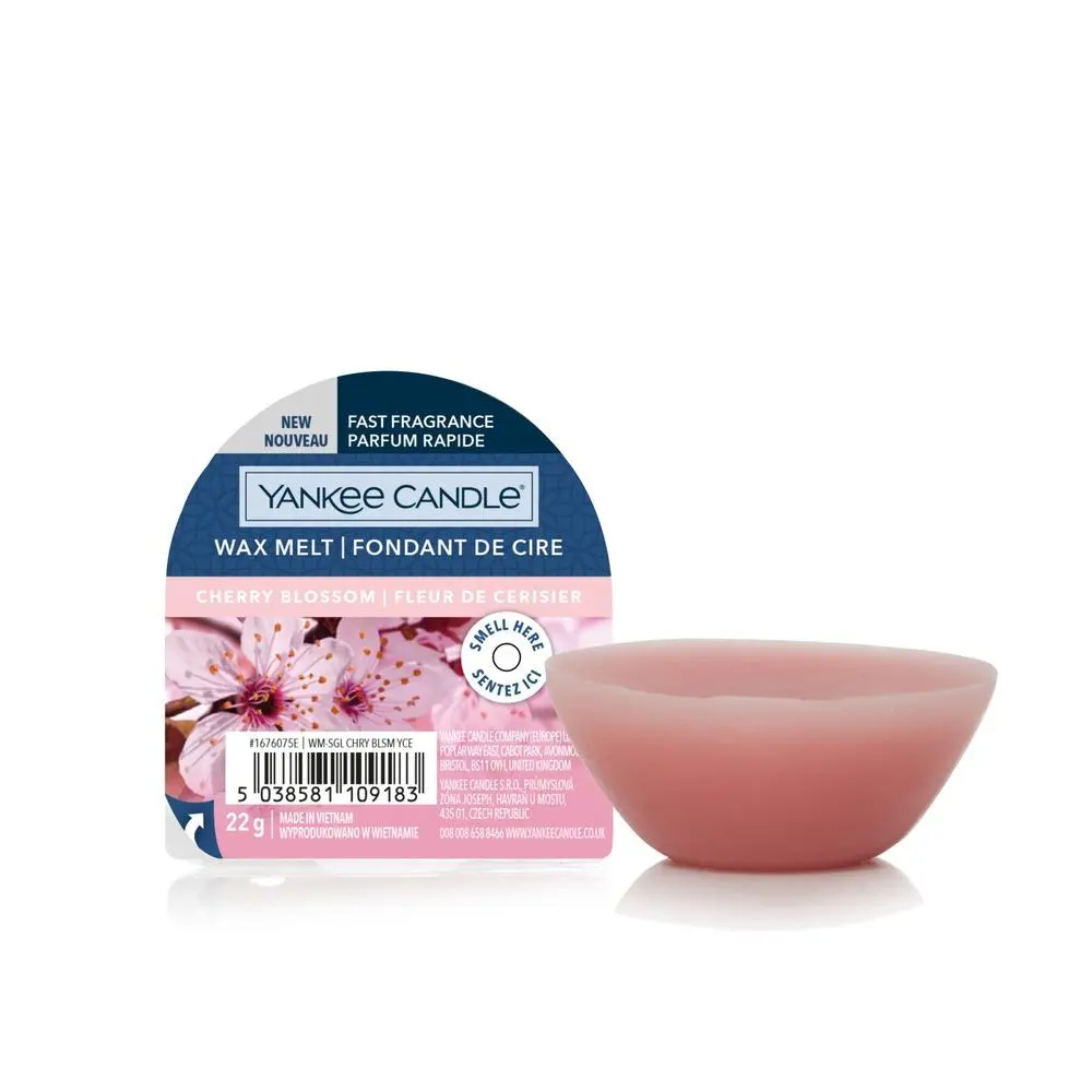 Yankee Candle vonný vosk do aromalampy Cherry Blossom Třešňový květ 22 g
