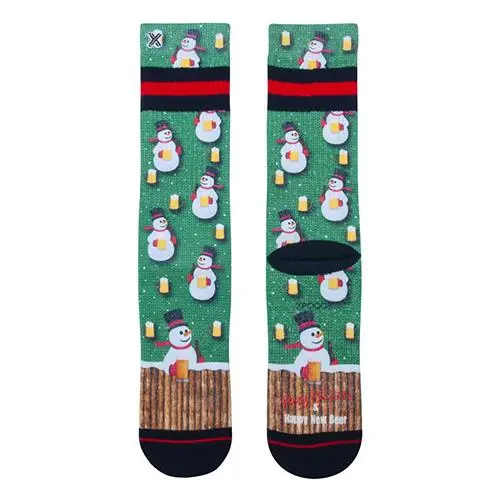 Xpooos ponožky XMAS HAPPY NEW BEAR