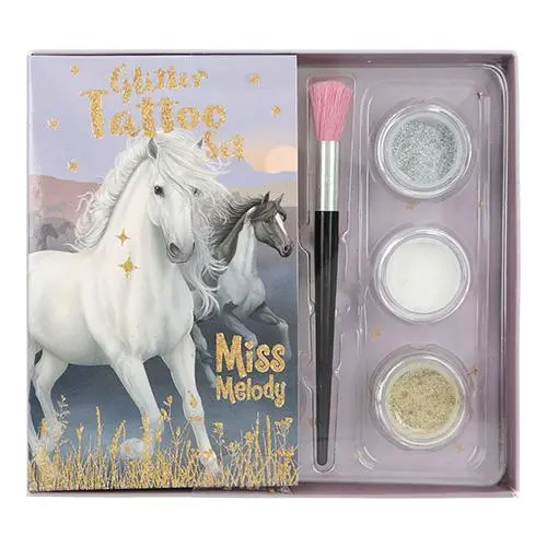 Miss Melody Sada třpytivého tetování Glitter Tattoo Set