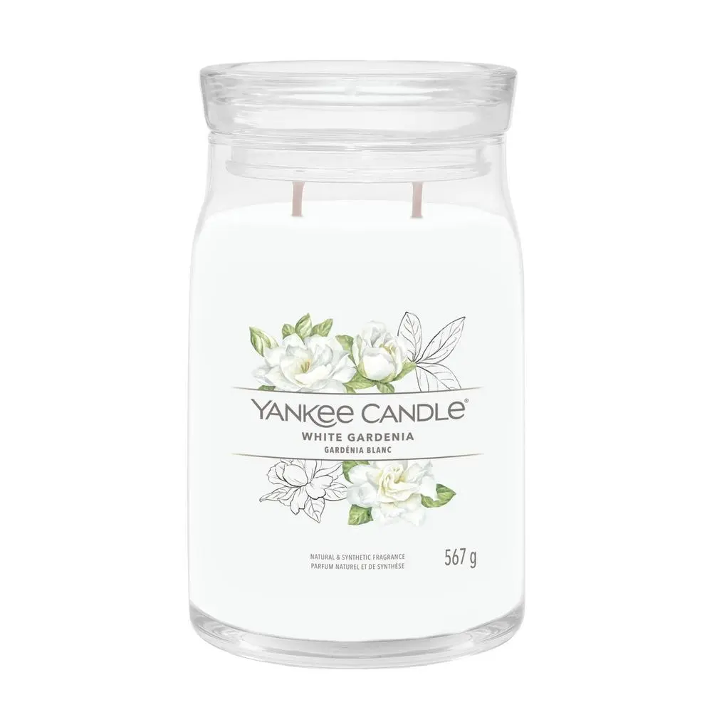YANKEE CANDLE WHITE GARDENIA SIGNATURE VELKÝ