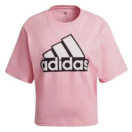adidas ESSENTIALS LOGO BOXY Růžová