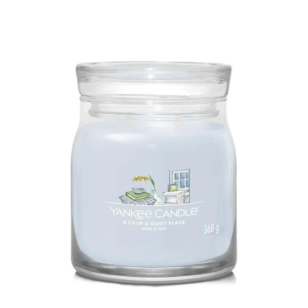 YANKEE CANDLE A CALM & QUIET PLACE SIGNATURE STŘEDNÍ
