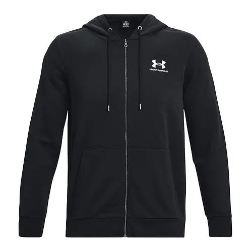 UA Essential Fleece FZ Hood Mikina Under Armour Černá