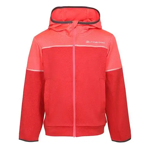 Alpine Pro Swano Dětská funkční mikina KSWX 425 diva pink
