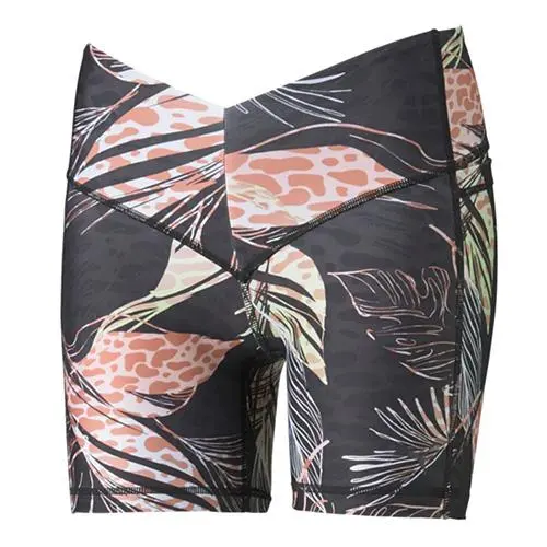 Puma tréninkové šortky Train Trend dámské vzorované high waist černá