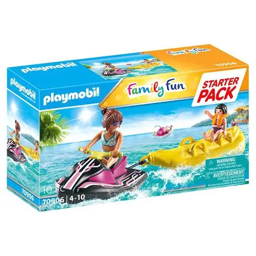 Playmobil 70906 starter pack vodní skútr s banánovým člunem
