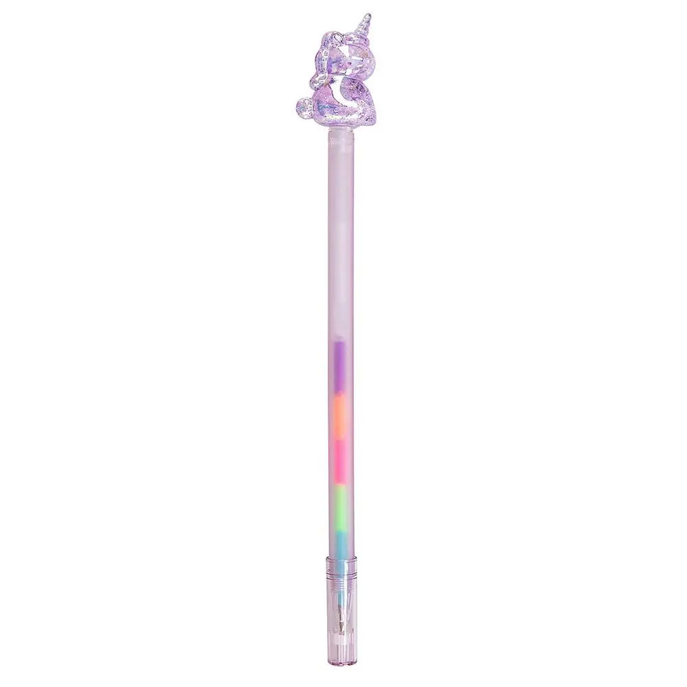 Gelové pero s vícebarevnou náplní Ylvi Icy Unicorn, lila