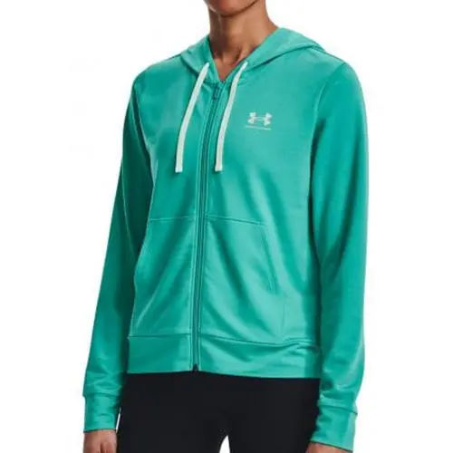 Under Armour Rival Terry FZ Hoodie Green