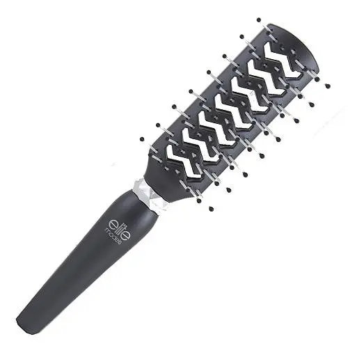Elite Models kartáč víceúčelový Metalicky šedý s pinzetou