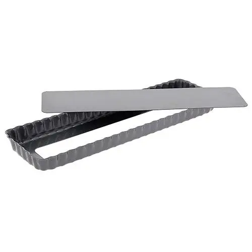 de Buyer Dortová forma s odnímatelným dnem 36x10cm černá