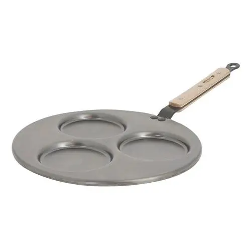 de Buyer Ocelová pánev na lívance o 10cm MINERAL B BOIS 27cm