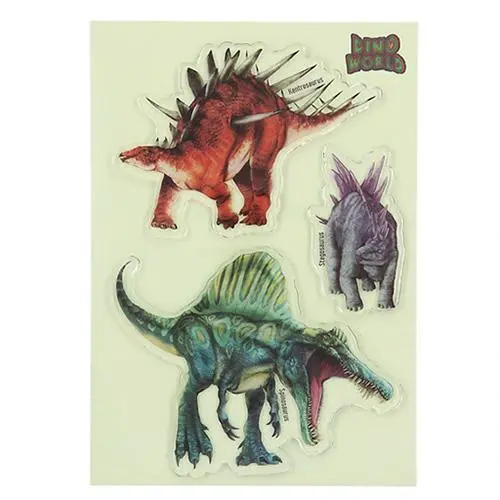 Gelové samolepky Glibbies Dino World Tyrannosaurus rex 2ks