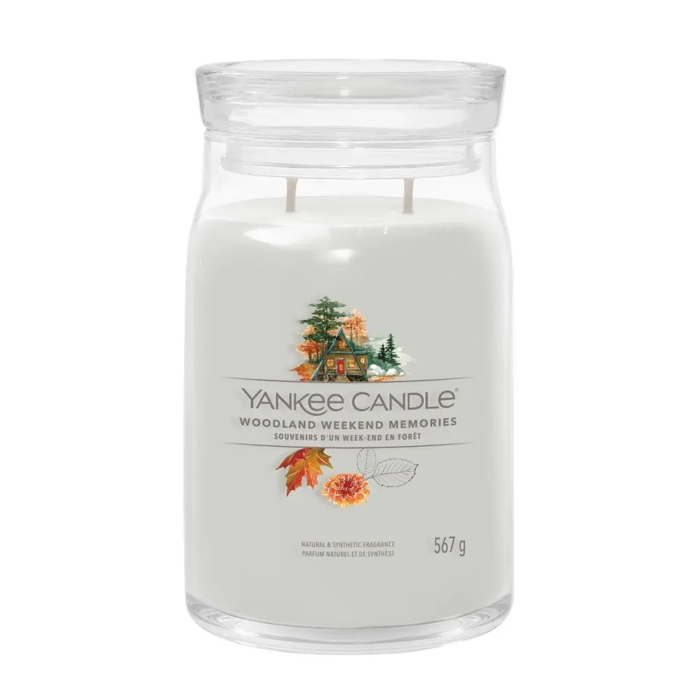 YANKEE CANDLE WOODLAND WEEKEND MEMORIES SIGNATURE VELKÝ