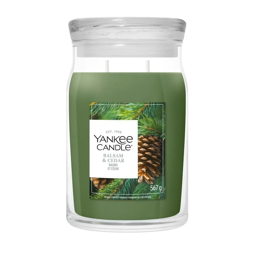 Yankee Candle Signature BALSAM & CEDAR FIRESIDE 567 g
