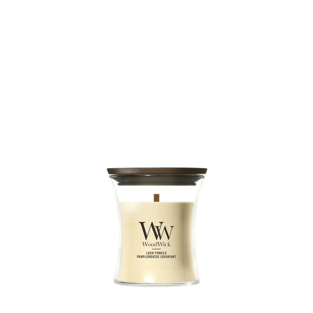WoodWick Vonná svíčka váza malá Lush Pomelo 85 g