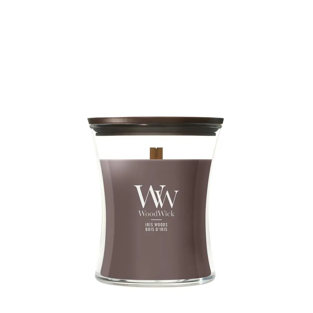Svíčka WoodWick střední, Iris Woods