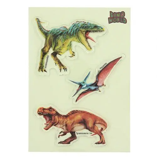 Gelové samolepky Glibbies Dino World Tyrannosaurus rex 2ks