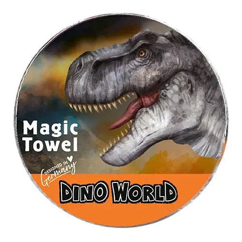 Kouzelný ručník Dino World, T-Rex, detail hlavy