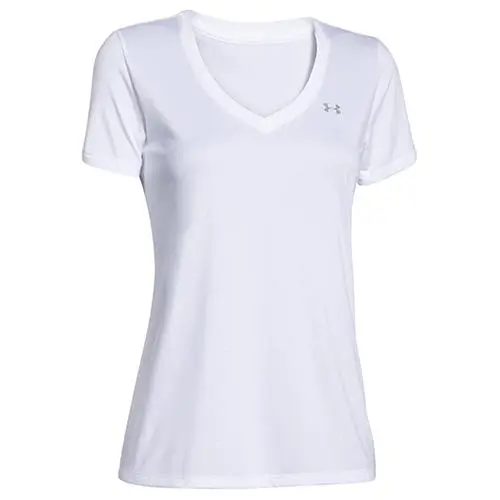 Under Armour Dámské triko Tech SSV Solid white