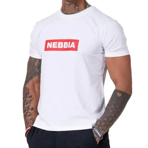 Nebbia pánské tričko Basic 593 bílá